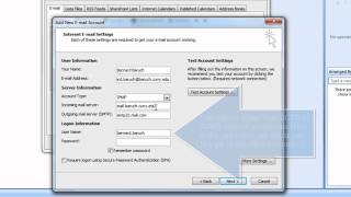 Outlook 2007 IMAP Configuration [upl. by Case]