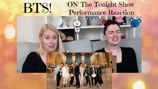 BTS ON Live Performance on The Tonight Show Reaction [upl. by Ela638]