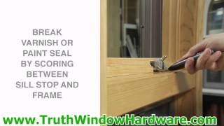 Hardware Installation Truth EntryGard BiltBest Marvin Pella Oldach Casement Awning RotoGear Hinges [upl. by Rosmarin]