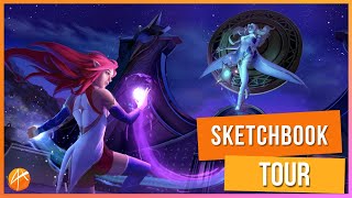 Digital Sketchbook Tour  3 Full Years from Zero to Professional [upl. by Tor]