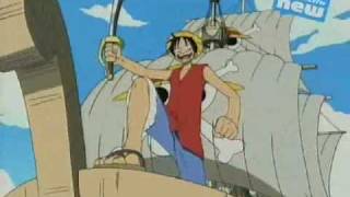 One Piece  4kids Pirate Rap English Opening [upl. by Drauode]