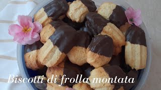 Biscotti di frolla montataricetta facilebiscotti di frolla montata super friabili [upl. by Olracnaig]