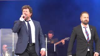 Alfie Boe amp Michael Ball  Youll Be Back  Carfest South 250818 HD [upl. by Ydnac]