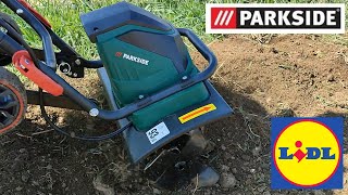 Parkside Tiller PGK 1400 A1 Unboxing and Testing [upl. by Hazrit]