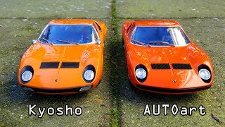 AUTOart vs Kyosho 118 Lamborghini Miura SV [upl. by Syla]