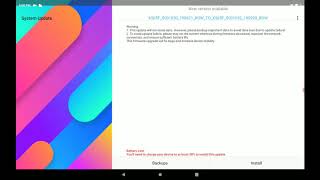 Android Tablet  How to Run a System Update [upl. by Gershom]