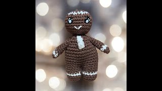 Tuto bonhomme pain dépice au crochet AlextitiaTutoCrochet [upl. by Notgnirra]