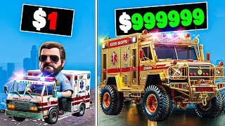 1 to 1000000 Ambulance in GTA 5 [upl. by Adaminah405]