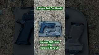 Budget Red Dot Battle Holosun 507 comp vs 407c Stealth Arms Platypus PSA Dagger 9mm pistol optics [upl. by Eicram]