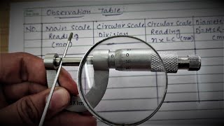 DIAMETER OF WIRE USING MICROMETER SCREWGUAGE CBSEGSEBPhysicsPracticalClass11ExperientialPhysics [upl. by Yarahs]