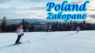 Skiing in Poland  Zakopane 20232024 [upl. by Ahsennod]