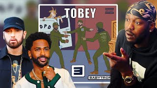 Eminem  Tobey feat Big Sean amp Babytron Official Audio 𝐑𝐄𝐀𝐂𝐓𝐈𝐎𝐍 [upl. by Hernando]