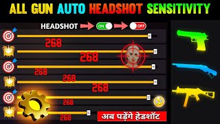 Free Fire Auto Headshot Trick 2024 Sensitivity  2gb 4gb 6gb Ram Headshot Sensitivity Setting [upl. by Magdaia868]