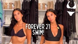 FOREVER 21 SWIM WEAR TOPS TRY ON 👙 [upl. by Nosde]