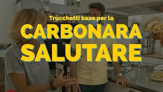 Rai 3 Elisir  la ricetta della carbonara salutare 🔥 [upl. by Stamata]