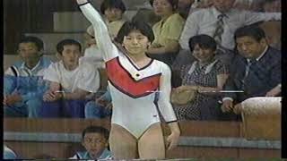 川瀬時枝 平均台1984ロサンゼルスオリンピック代表壮行演技会 [upl. by Mogerly]