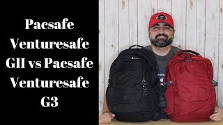 Pacsafe Venturesafe GII vs Pacsafe Venturesafe G3 Whats New [upl. by Dadinirt]