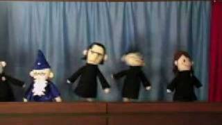 Harry Potter Puppet Pals  The Mysterious Ticking Noise Video With Lyrics [upl. by Drida108]