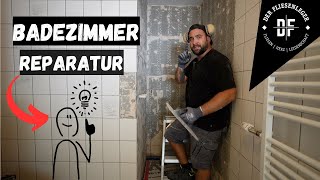 BADEZIMMER REPARATUR  Vorarbeiten [upl. by Iand531]