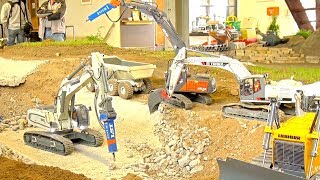 BEST OF RC CONSTRUCTION MOMENTS I RC DIGGER I RC TRUCKS I RC TRACTOR I LIEBHERR I MAN I AROCS [upl. by Daffy]