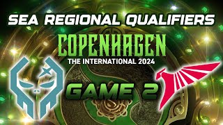 EXECRATION VS TALON GAME 2  THE INTERNATIONAL 2024 SEA REGIONAL QUALIFIERS UPPER BRACKET [upl. by Eemak]