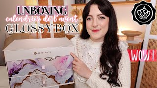 Calendrier de lAvent GLOSSYBOX 2024  UNBOXING 🎄 En avantpremière 🎅🏼 Impressionnée  🥰 [upl. by Assirok]