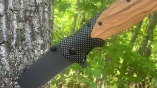 Custom Carbon Knife [upl. by Inirt]