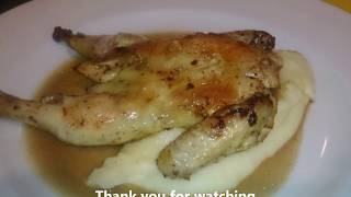 Boneless baby chicken sous vide supreme 2 hrs poussin cajun [upl. by Marduk223]