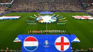 Netherlands vs England  EURO 2024 Semi Finals Full Match  Highlights  Skillful PES Gameplay [upl. by Eibor]