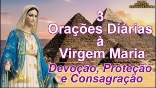 3 Orações Diárias à Virgem Maria  Devoção Proteção e Consagração [upl. by Brainard]