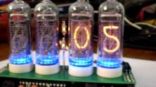 Warm Tube Clock v2  Nixie clock  Cathode Anti Poisoning [upl. by Airotnes]