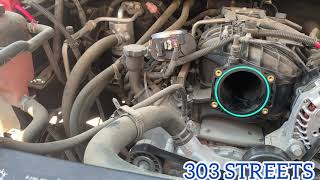 How to install a throttle body spacer in a 2012 Chevy Silverado [upl. by Wade]