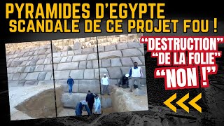 En EGYPTE RENOVATION SCANDALE dune PYRAMIDE [upl. by Martina]