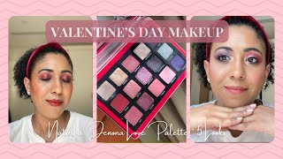 5 VALENTINES LOOKS  NATASHA DENONA LOVE PALETTE valentinesdaymakeup makeuptutorial [upl. by Nydroj896]