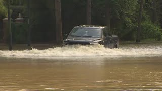 KHOU 11 team coverage of Southeast Texas flooding [upl. by Oiramrej]