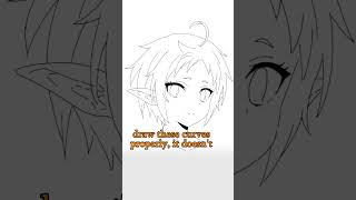 Misconception About Lines  Quick Art Tips art sketch shorts tutorial drawingtutorial anime [upl. by Atsirt987]