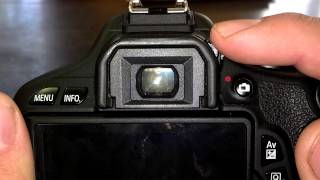 How To Focus Viewfinder on DSLR [upl. by Dawson]