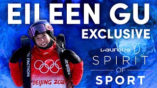 quotIt was a lifealtering momentquot  Eileen Gu on becoming Olympic Champion  Spirit of Sport [upl. by Spalla876]