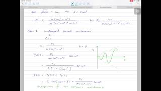 25 Secondorder ODE Forced damped oscillations [upl. by Morganstein]