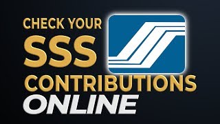 How to Check SSS Contributions Online [upl. by Drawe]