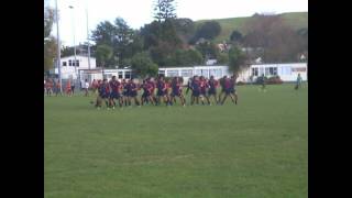 Marcellin College 1st XV Haka vs Mt Roskill Grammar [upl. by Naasah]