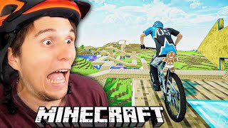 Neues MINECRAFT DORF im FAHRRAD SIMULATOR [upl. by Marley9]