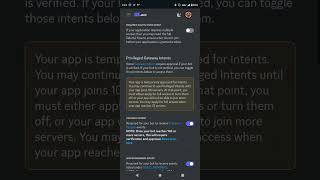 How to enable intents for a discord bot [upl. by Schilit]