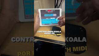 ¿Como conectar controladores bluetooth midi a koala sampler tip donner koalasampler [upl. by Home]