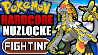 Pokémon Ultra Sun Hardcore Nuzlocke  Fighting Types Only No items No overleveling [upl. by Mehs]