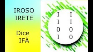 IROSO ATE DICE IFA Consejos Recomendaciones Secretos Descripción del Oddun y mucho mas [upl. by Nylrebma262]