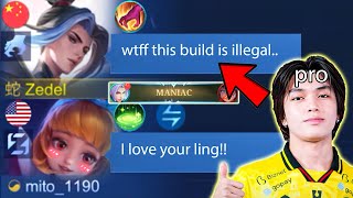 THANK YOU ONIC KAIRI FOR THIS DESTRUCTOR LING BUILD Ling autoban after this video💀💀 [upl. by Aerdma]