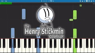 The Henry Stickmin Collection  The Wall End Of The Road  Piano Tutorial  Ockeroid [upl. by Adnarym715]