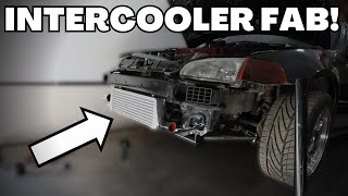 INSTALLING MY INTERCOOLER AND WASTEGATE [upl. by Nefets]