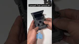 Campark Trail Camera TC22  4K 30FPS WiFi Trail Camera Integrated Solar Powered  Dual Lens [upl. by Ahsied]